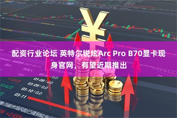 配资行业论坛 英特尔锐炫Arc Pro B70显卡现身官网，有望近期推出